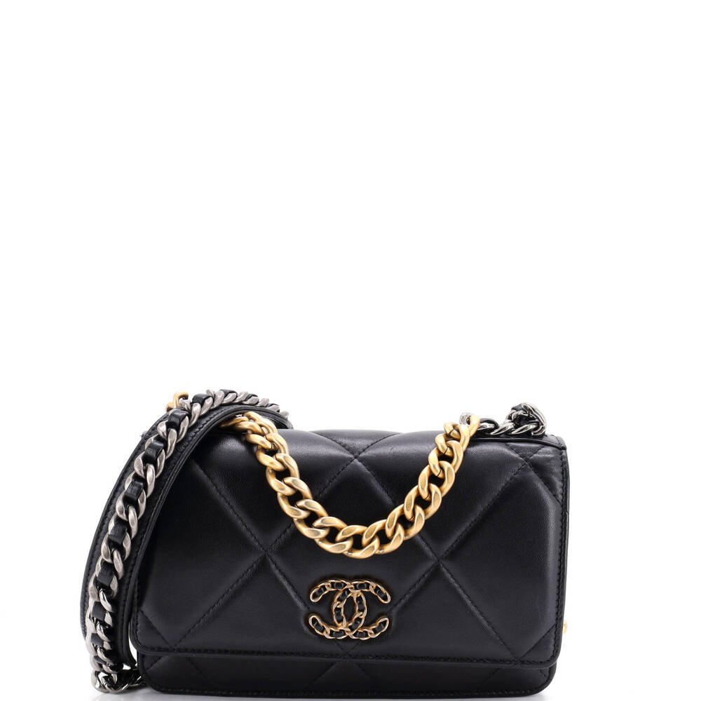 Chanel 19 Wallet On Chain Quilted #350866C42B